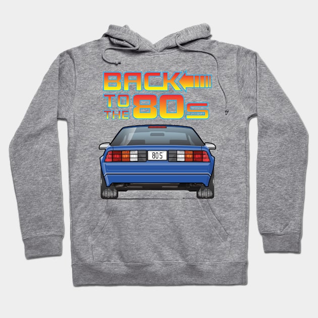 Back to the 80's Hoodie by ArtOnWheels